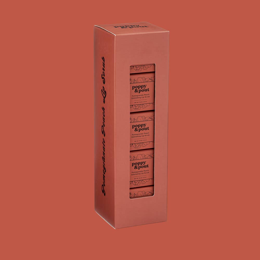 LIP SCRUB, POMEGRANATE PEACH