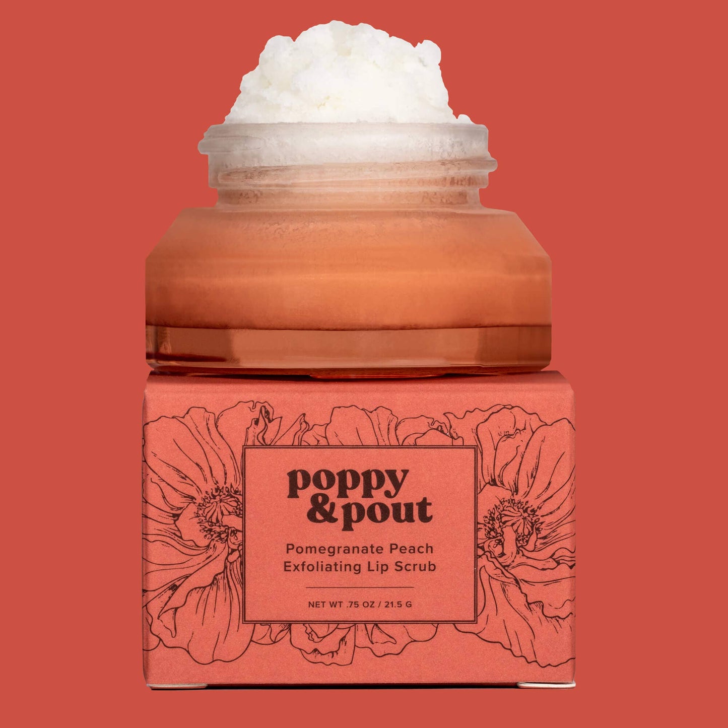 LIP SCRUB, POMEGRANATE PEACH