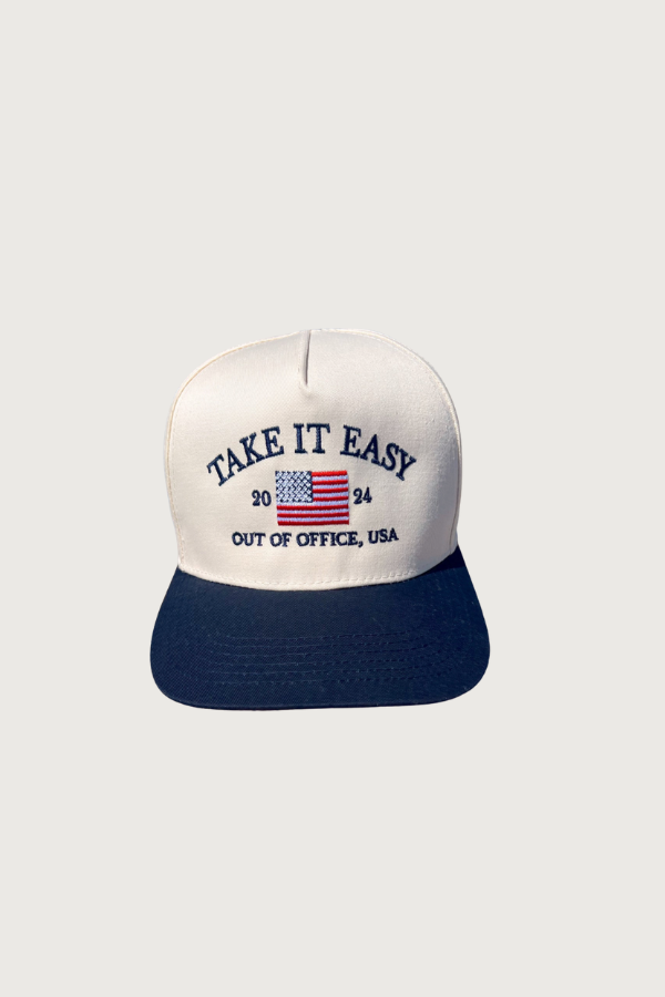 TAKE IT EASY VINTAGE TRUCKER HAT