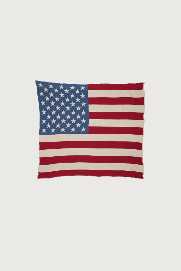 Timeless American Flag Throw Blanket