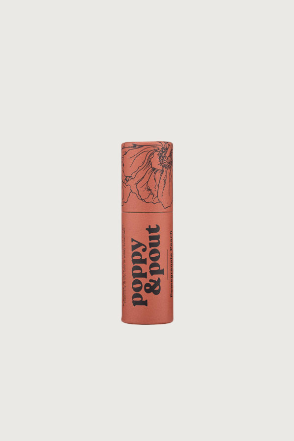 LIP BALM, POMEGRANATE PEACH