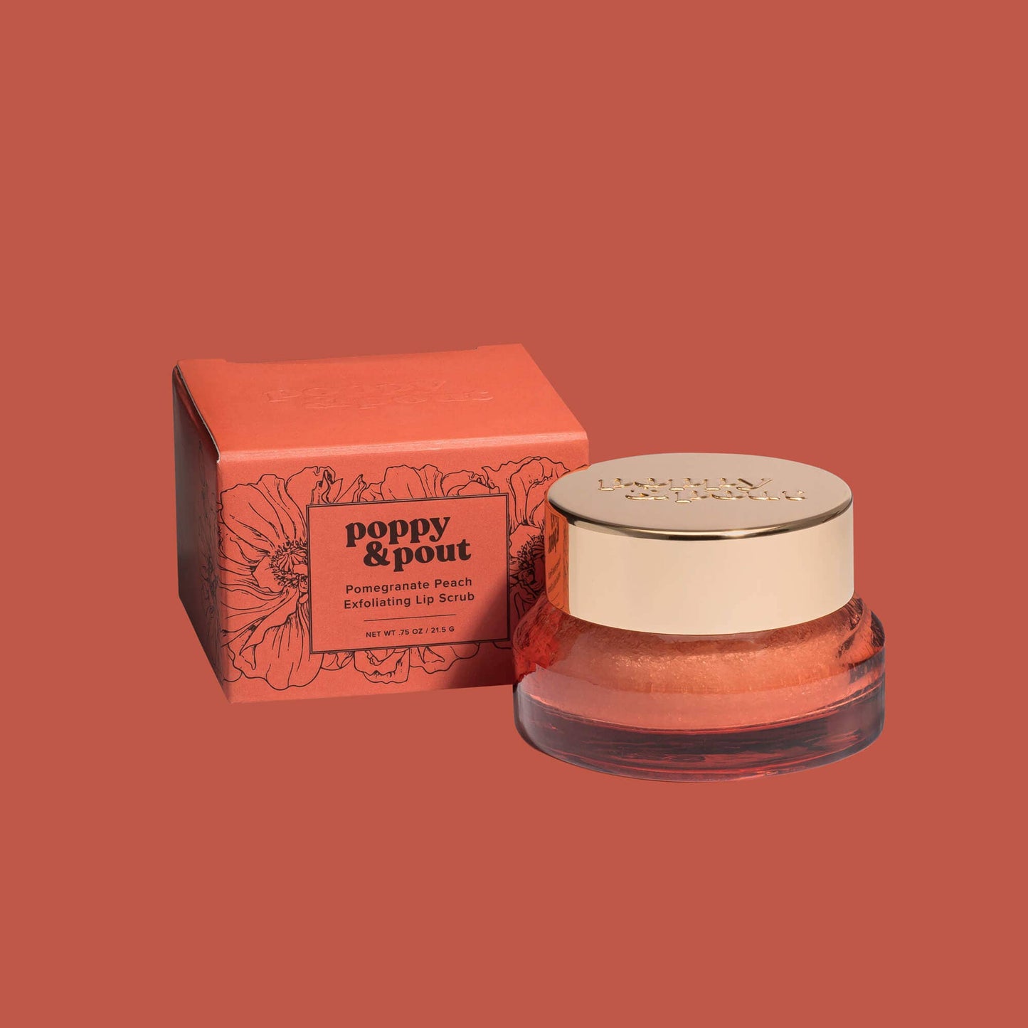 LIP SCRUB, POMEGRANATE PEACH