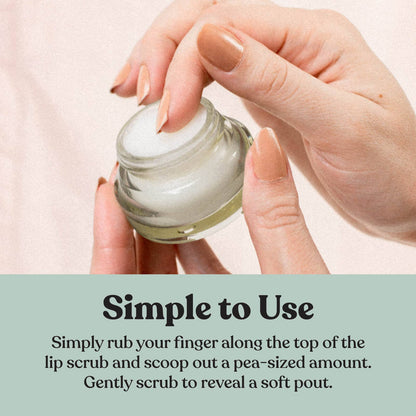 LIP SCRUB, POMEGRANATE PEACH
