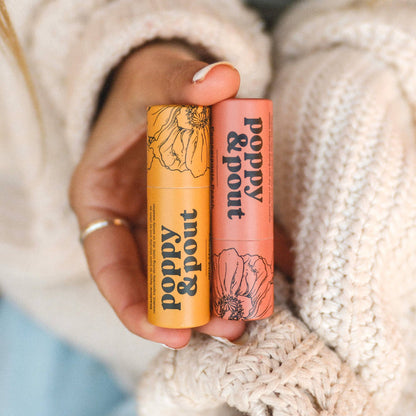 LIP BALM, POMEGRANATE PEACH