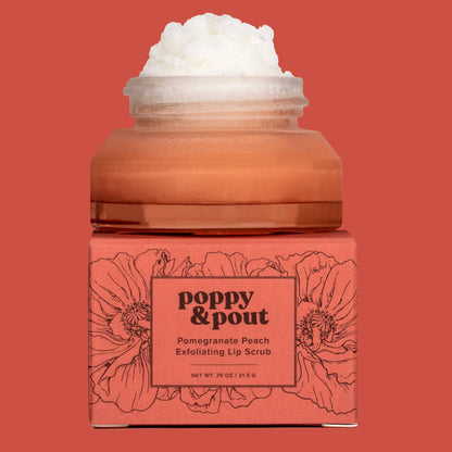 LIP SCRUB, POMEGRANATE PEACH
