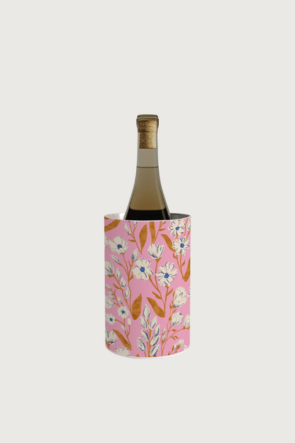 FLORAL PINK WINE CHILLER