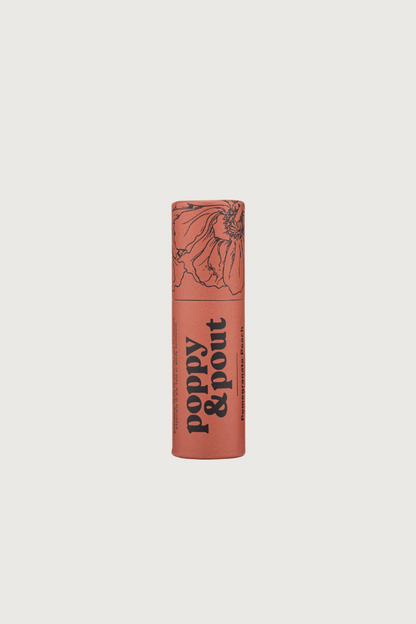 LIP BALM, POMEGRANATE PEACH