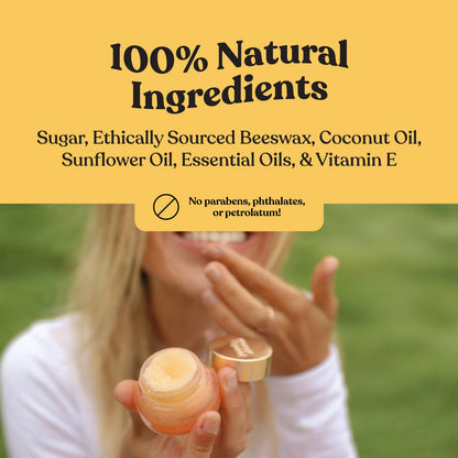 LIP SCRUB, POMEGRANATE PEACH